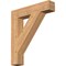 Ekena Millwork Traditional Block Smooth Bracket, Western Red Cedar, 5 1/2"W x 30"D x 34"H BKT06X30X34TRA05SWR - alternate 1